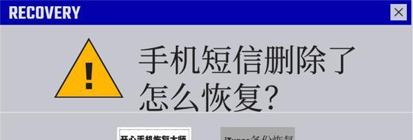 恢复手机删除的软件推荐（一键恢复你的重要数据，方便快捷又安全）