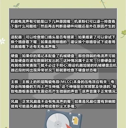 电脑杂音问题的解决方法（轻松解决电脑杂音，提升使用体验）