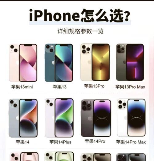 苹果手机参数对比大全（全面了解苹果手机的不同型号和性能表现）